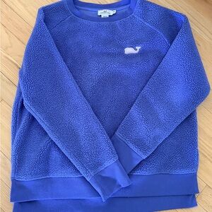 Vineyard Vines Blue Fleece Pullover